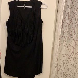 Short black dress!
